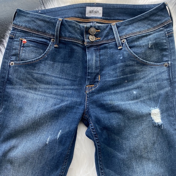 Hudson Jeans Size Size 28 Collins Skinny Medium Rise in Very Good Condition. - Picture 5 of 11